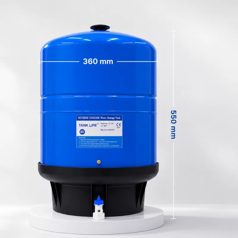 Bình áp thép Tanklife TL-11G 30L cho máy lọc nước RO chính hãng